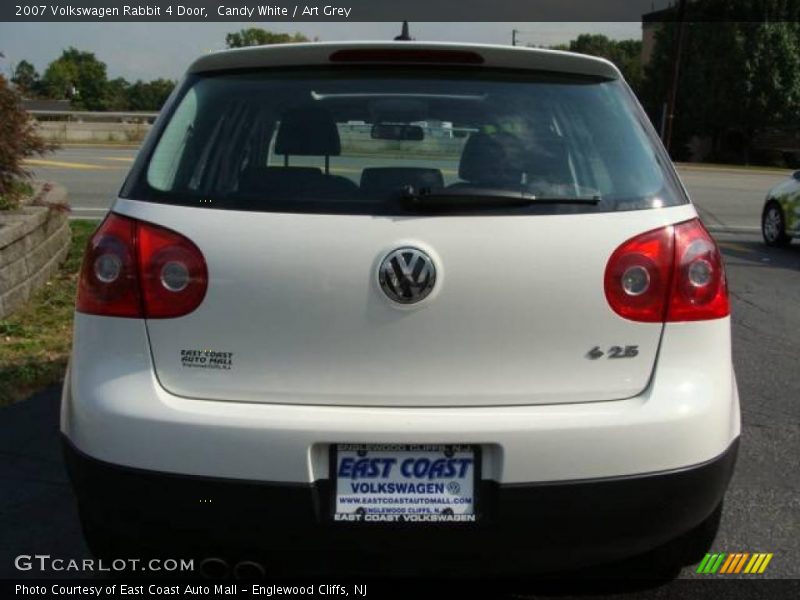 Candy White / Art Grey 2007 Volkswagen Rabbit 4 Door