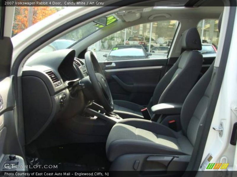 Candy White / Art Grey 2007 Volkswagen Rabbit 4 Door