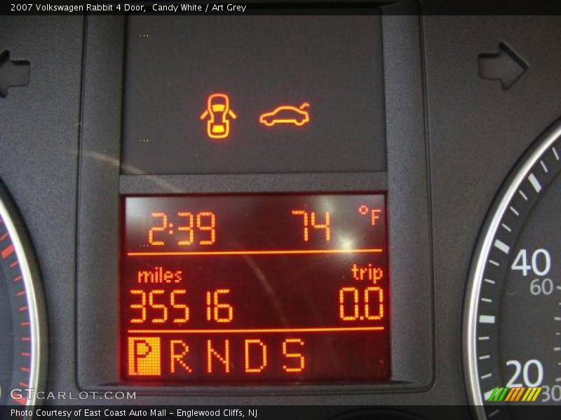 Candy White / Art Grey 2007 Volkswagen Rabbit 4 Door