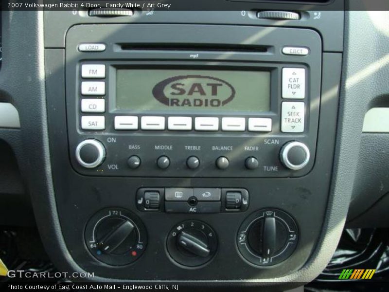 Candy White / Art Grey 2007 Volkswagen Rabbit 4 Door