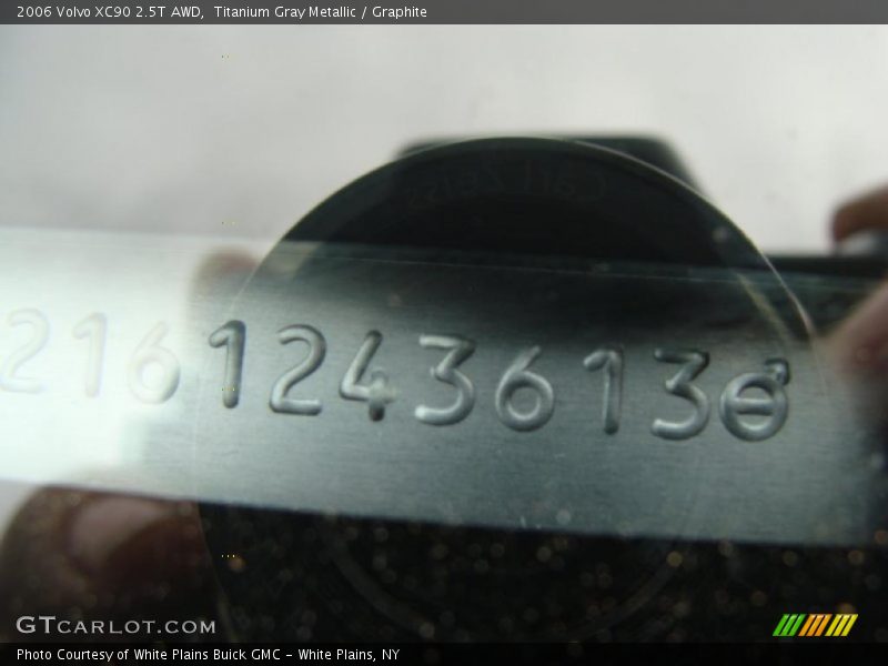 Titanium Gray Metallic / Graphite 2006 Volvo XC90 2.5T AWD