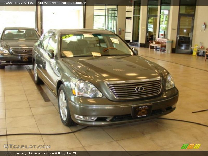 Cypress Green Pearl / Cashmere 2006 Lexus LS 430