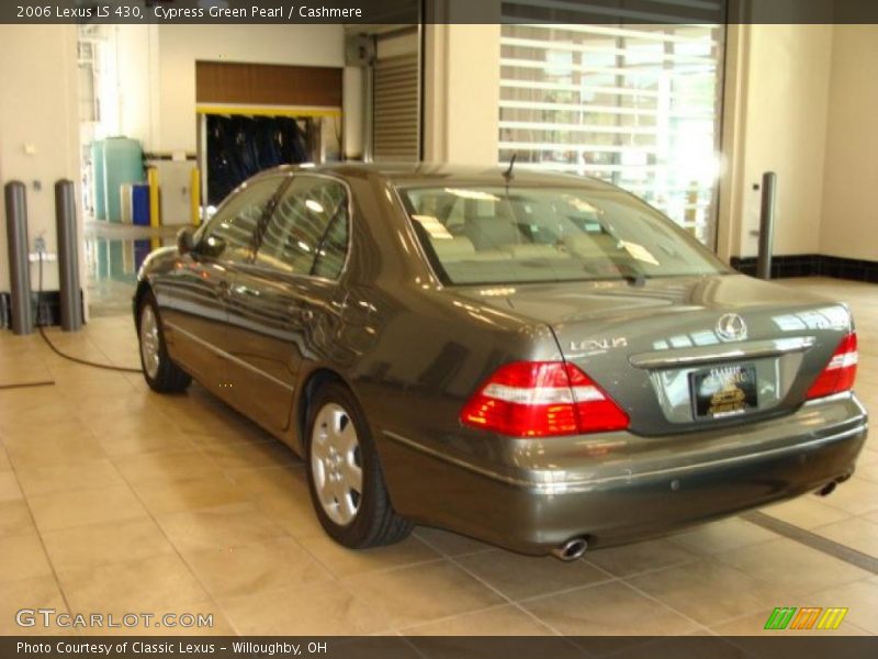 Cypress Green Pearl / Cashmere 2006 Lexus LS 430