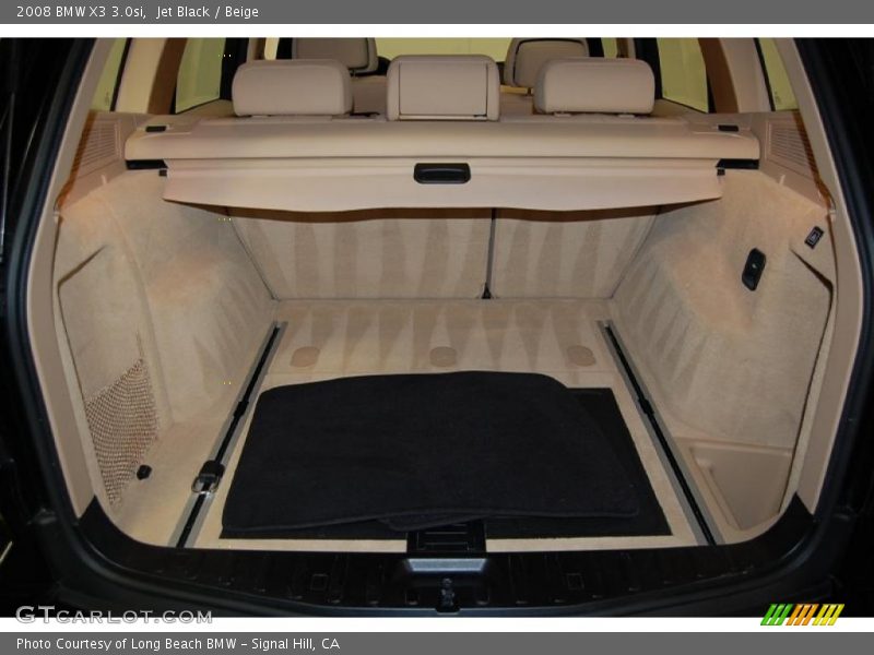 Jet Black / Beige 2008 BMW X3 3.0si