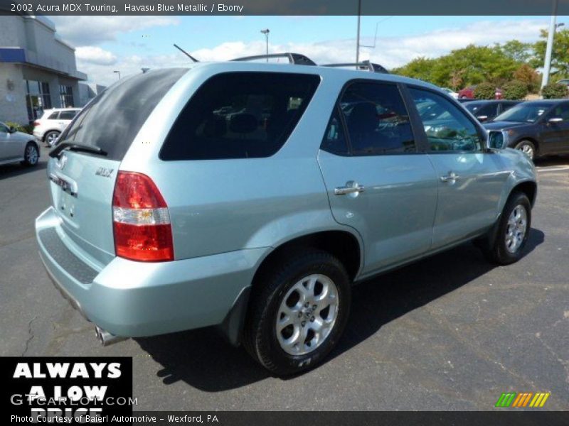 Havasu Blue Metallic / Ebony 2002 Acura MDX Touring