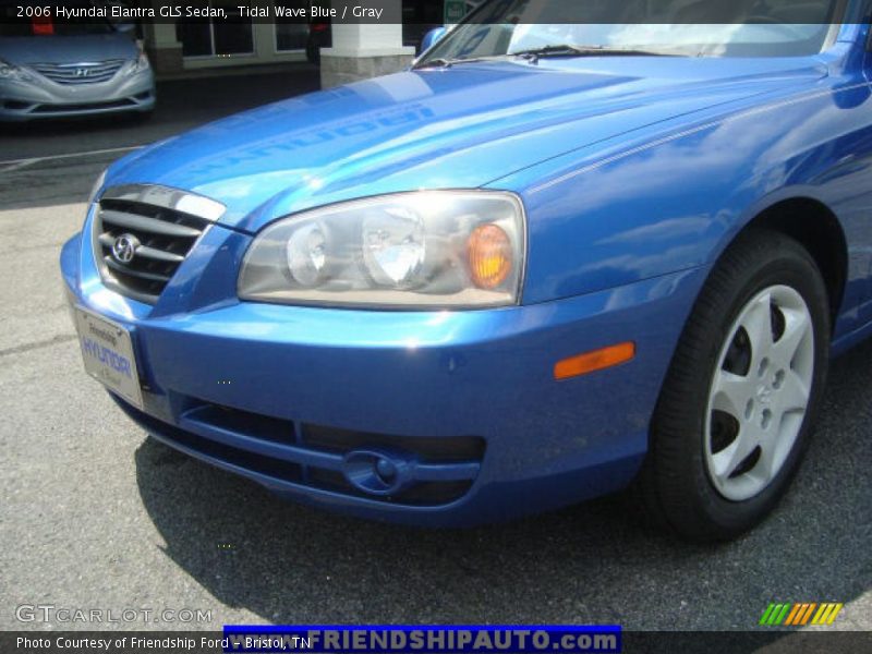 Tidal Wave Blue / Gray 2006 Hyundai Elantra GLS Sedan