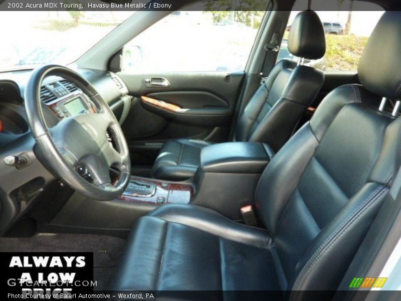 Havasu Blue Metallic / Ebony 2002 Acura MDX Touring