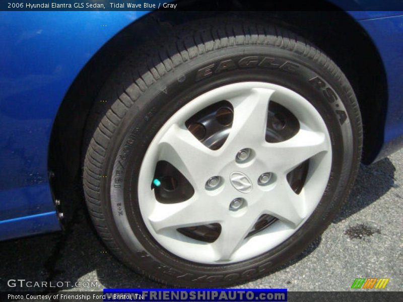 Tidal Wave Blue / Gray 2006 Hyundai Elantra GLS Sedan