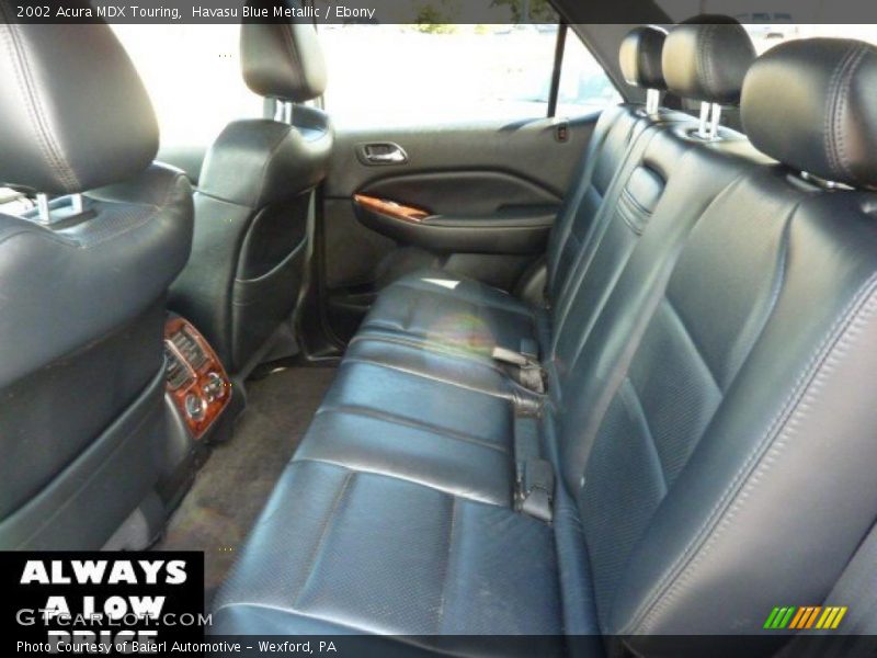 Havasu Blue Metallic / Ebony 2002 Acura MDX Touring
