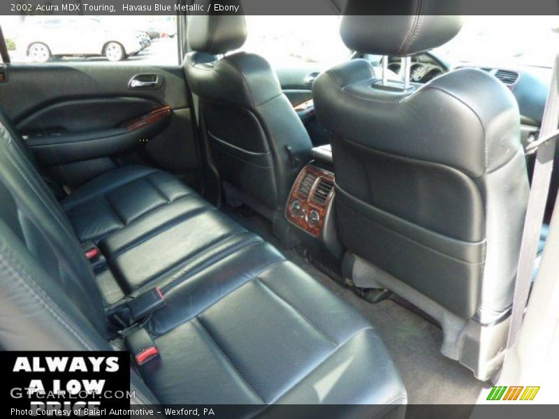 Havasu Blue Metallic / Ebony 2002 Acura MDX Touring