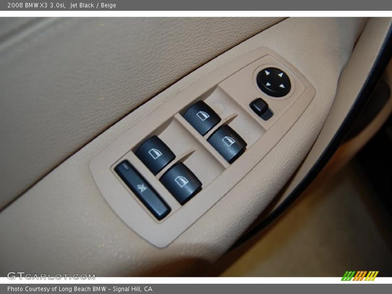 Jet Black / Beige 2008 BMW X3 3.0si
