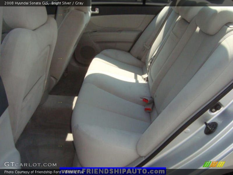 Bright Silver / Gray 2008 Hyundai Sonata GLS