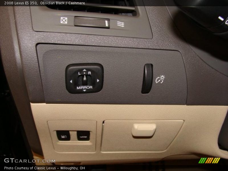 Obsidian Black / Cashmere 2008 Lexus ES 350