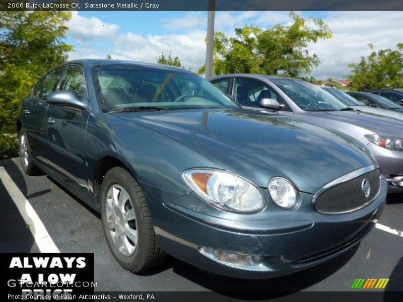 Slatestone Metallic / Gray 2006 Buick LaCrosse CX