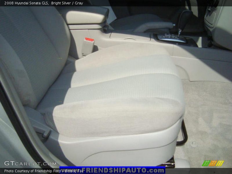 Bright Silver / Gray 2008 Hyundai Sonata GLS