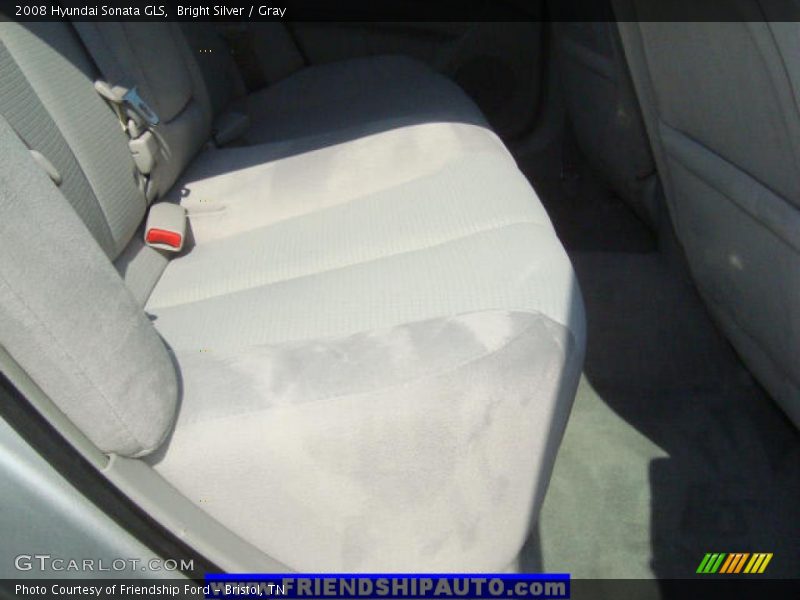 Bright Silver / Gray 2008 Hyundai Sonata GLS