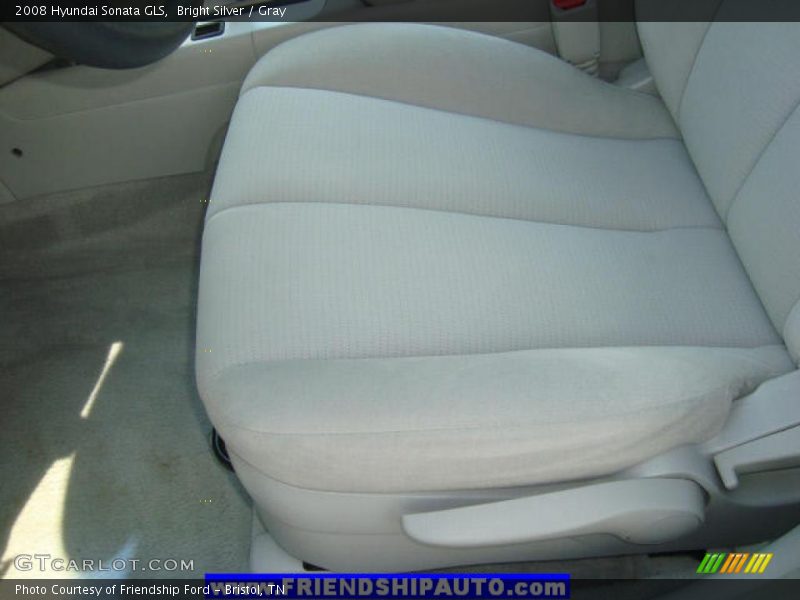 Bright Silver / Gray 2008 Hyundai Sonata GLS