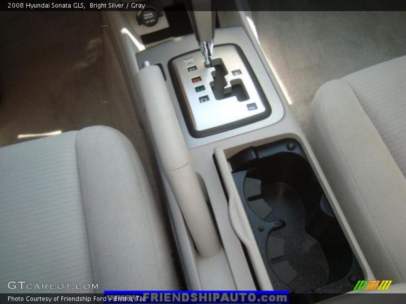 Bright Silver / Gray 2008 Hyundai Sonata GLS