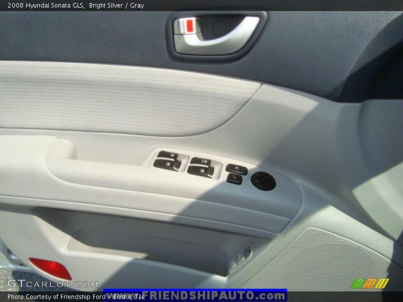 Bright Silver / Gray 2008 Hyundai Sonata GLS