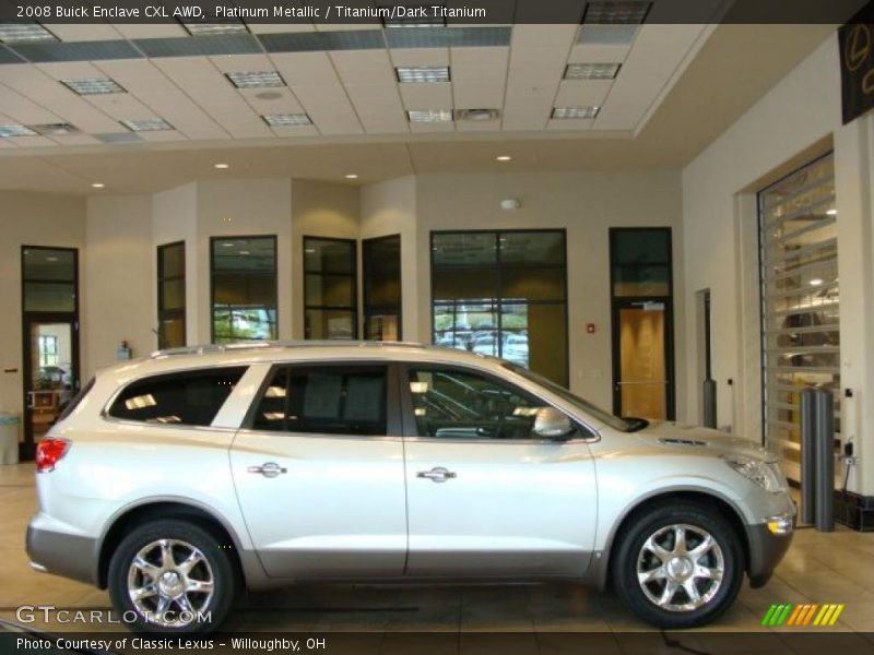 Platinum Metallic / Titanium/Dark Titanium 2008 Buick Enclave CXL AWD