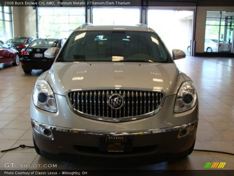 Platinum Metallic / Titanium/Dark Titanium 2008 Buick Enclave CXL AWD