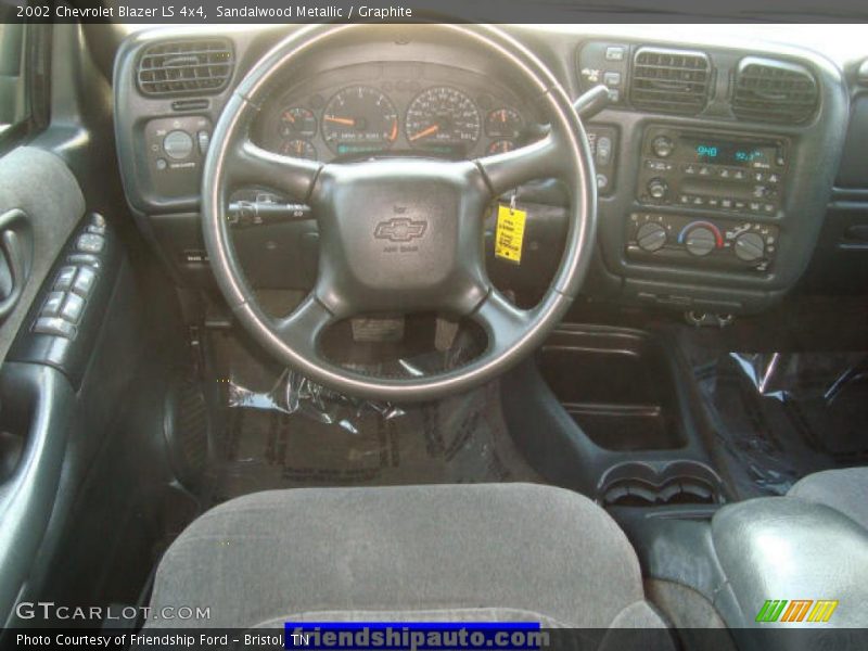 Sandalwood Metallic / Graphite 2002 Chevrolet Blazer LS 4x4