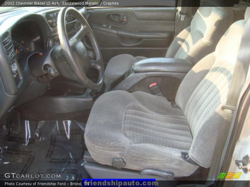 Sandalwood Metallic / Graphite 2002 Chevrolet Blazer LS 4x4