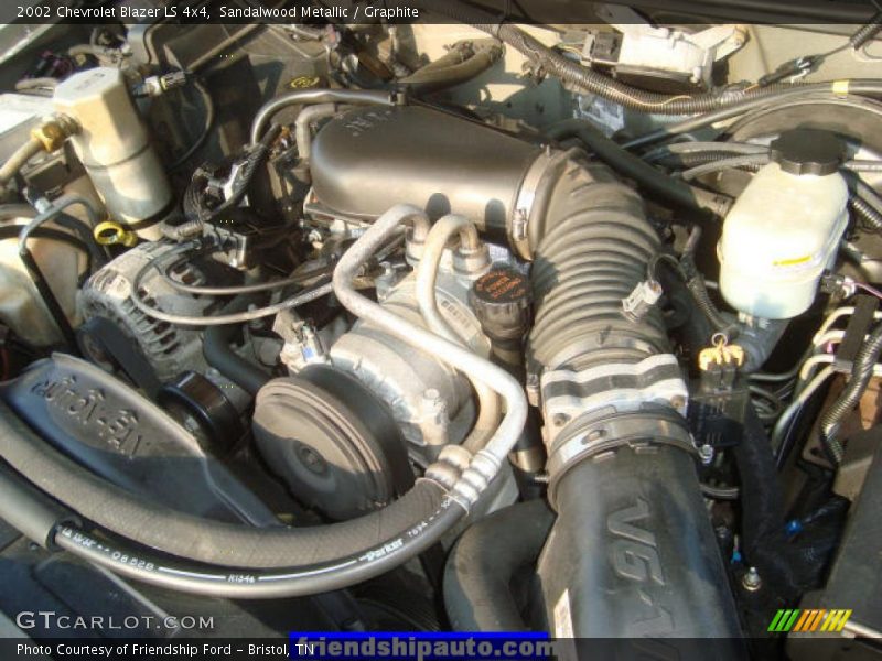 Sandalwood Metallic / Graphite 2002 Chevrolet Blazer LS 4x4