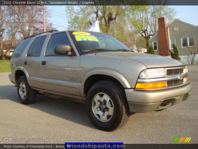 Sandalwood Metallic / Graphite 2002 Chevrolet Blazer LS 4x4