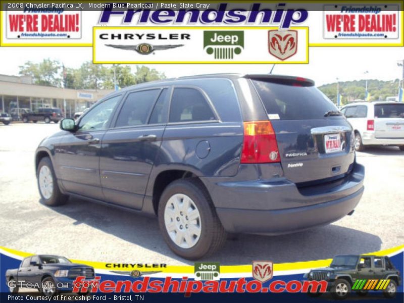 Modern Blue Pearlcoat / Pastel Slate Gray 2008 Chrysler Pacifica LX