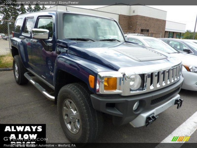 All-Terrain Blue / Ebony/Pewter 2009 Hummer H3