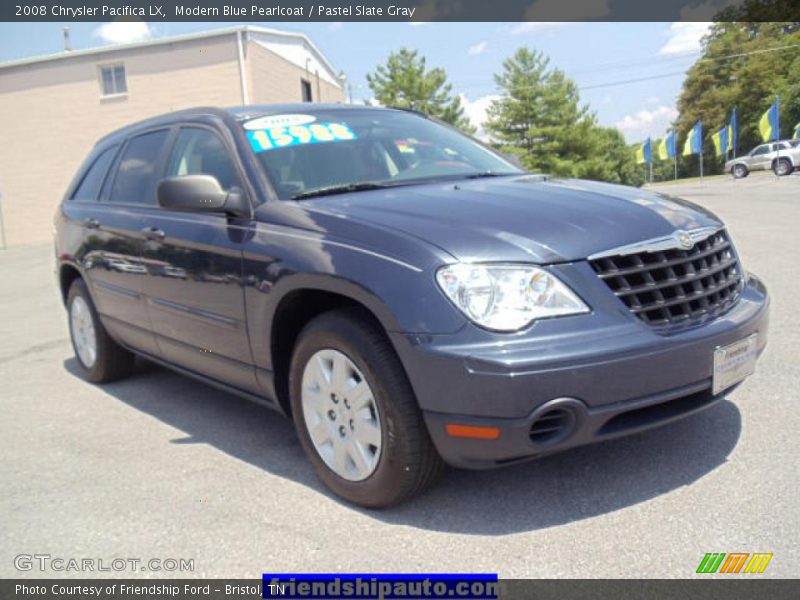 Modern Blue Pearlcoat / Pastel Slate Gray 2008 Chrysler Pacifica LX