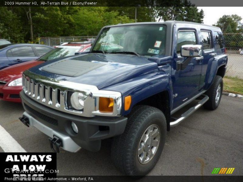 All-Terrain Blue / Ebony/Pewter 2009 Hummer H3