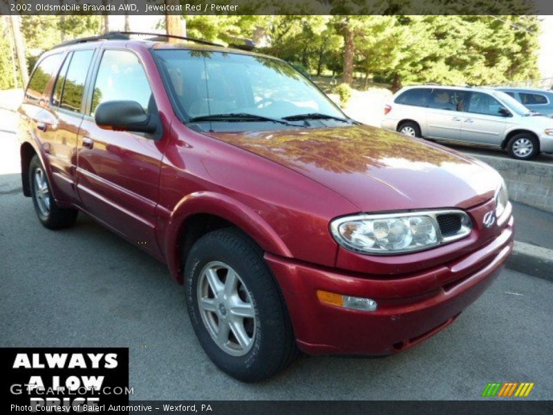 Jewelcoat Red / Pewter 2002 Oldsmobile Bravada AWD