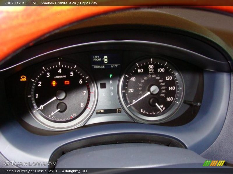 Smokey Granite Mica / Light Gray 2007 Lexus ES 350