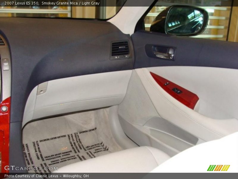 Smokey Granite Mica / Light Gray 2007 Lexus ES 350