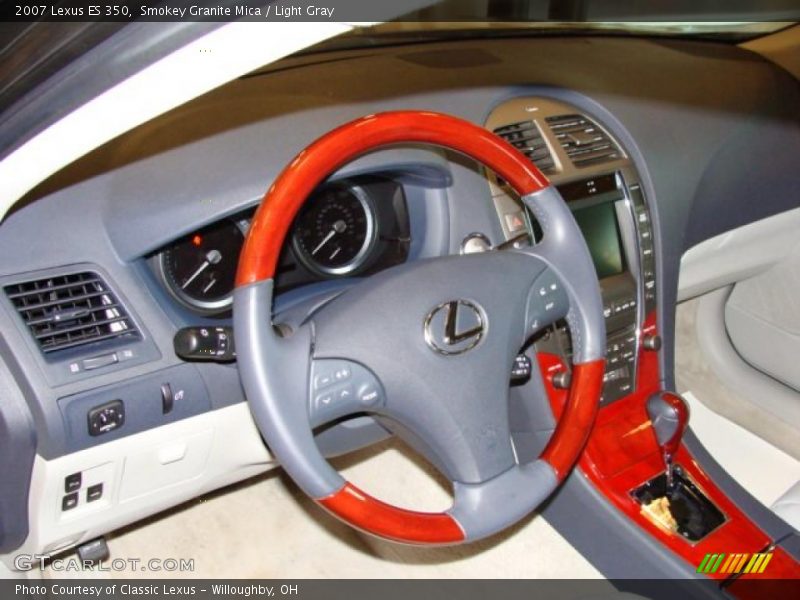 Smokey Granite Mica / Light Gray 2007 Lexus ES 350
