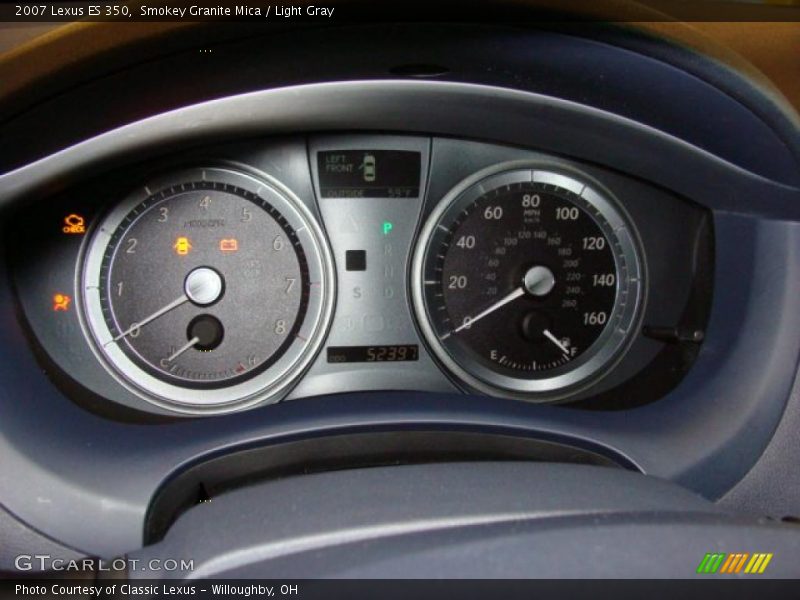 Smokey Granite Mica / Light Gray 2007 Lexus ES 350