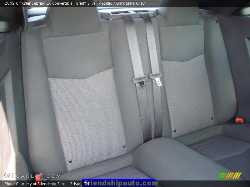 Bright Silver Metallic / Dark Slate Gray 2009 Chrysler Sebring LX Convertible