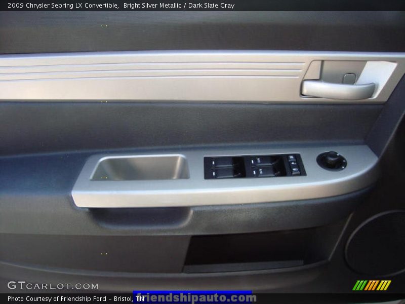 Bright Silver Metallic / Dark Slate Gray 2009 Chrysler Sebring LX Convertible