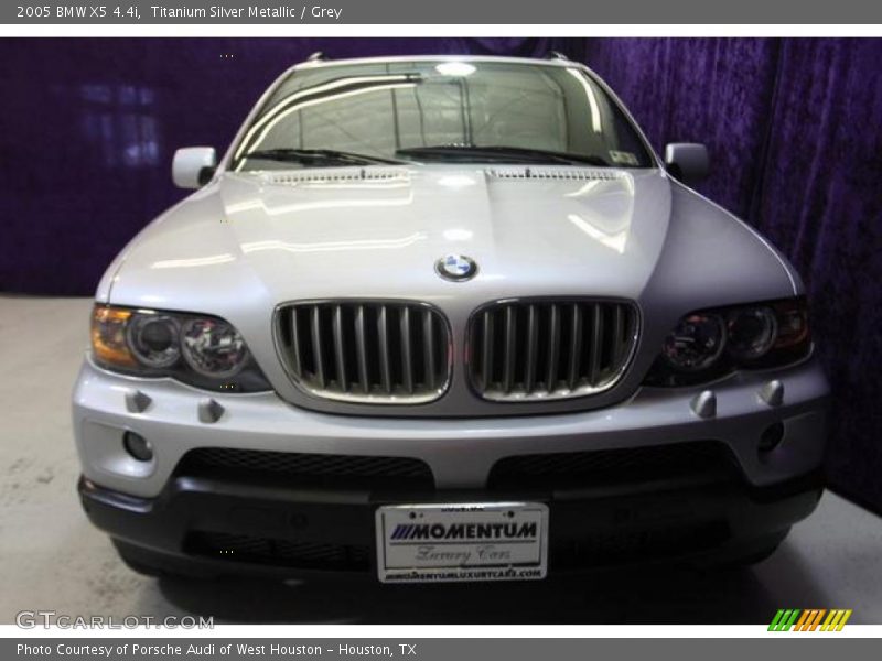 Titanium Silver Metallic / Grey 2005 BMW X5 4.4i