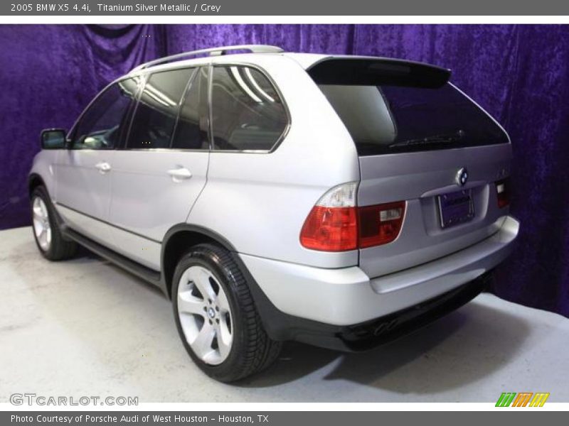 Titanium Silver Metallic / Grey 2005 BMW X5 4.4i