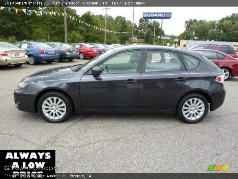 Obsidian Black Pearl / Carbon Black 2010 Subaru Impreza 2.5i Premium Wagon