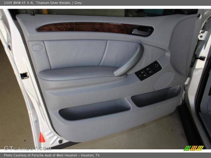 Titanium Silver Metallic / Grey 2005 BMW X5 4.4i