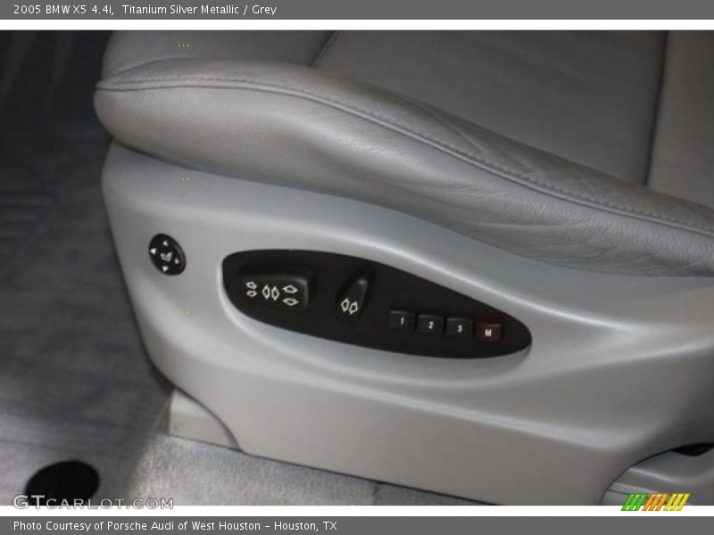 Titanium Silver Metallic / Grey 2005 BMW X5 4.4i