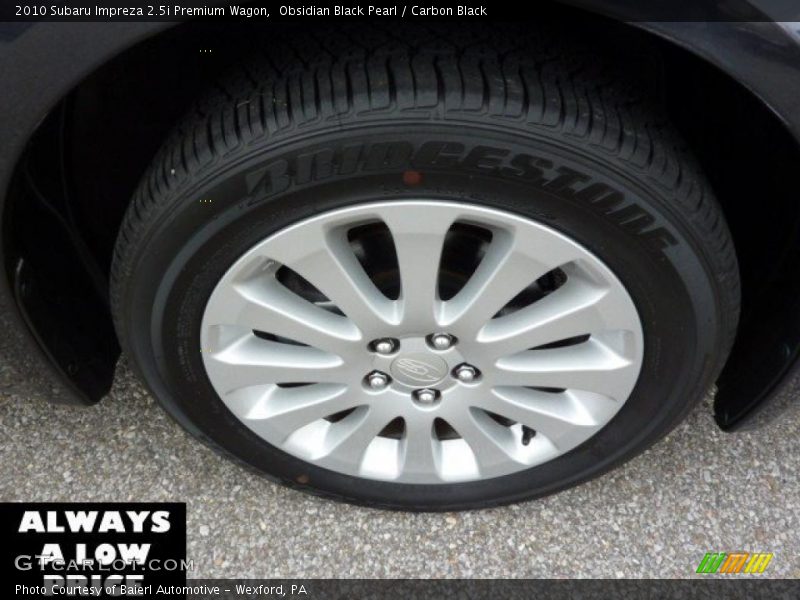 Obsidian Black Pearl / Carbon Black 2010 Subaru Impreza 2.5i Premium Wagon