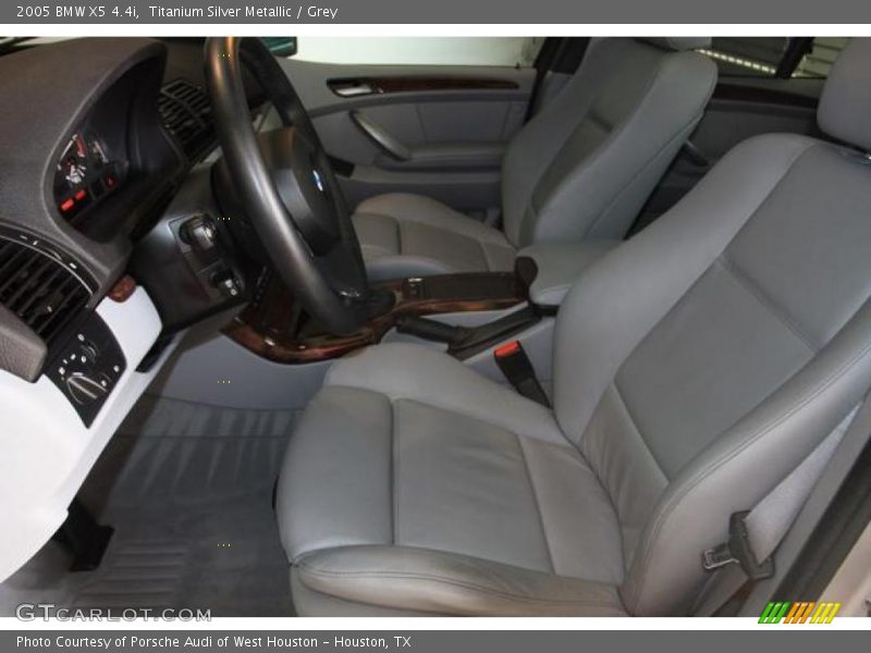 Titanium Silver Metallic / Grey 2005 BMW X5 4.4i