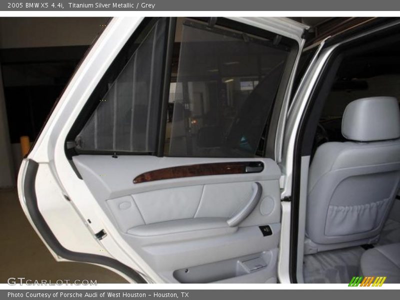 Titanium Silver Metallic / Grey 2005 BMW X5 4.4i