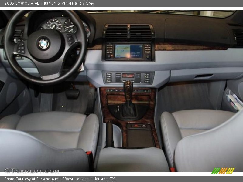 Titanium Silver Metallic / Grey 2005 BMW X5 4.4i