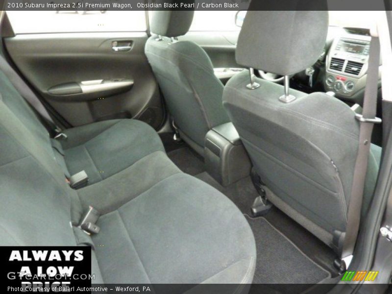 Obsidian Black Pearl / Carbon Black 2010 Subaru Impreza 2.5i Premium Wagon